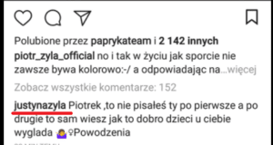 komentarz żony Piotra