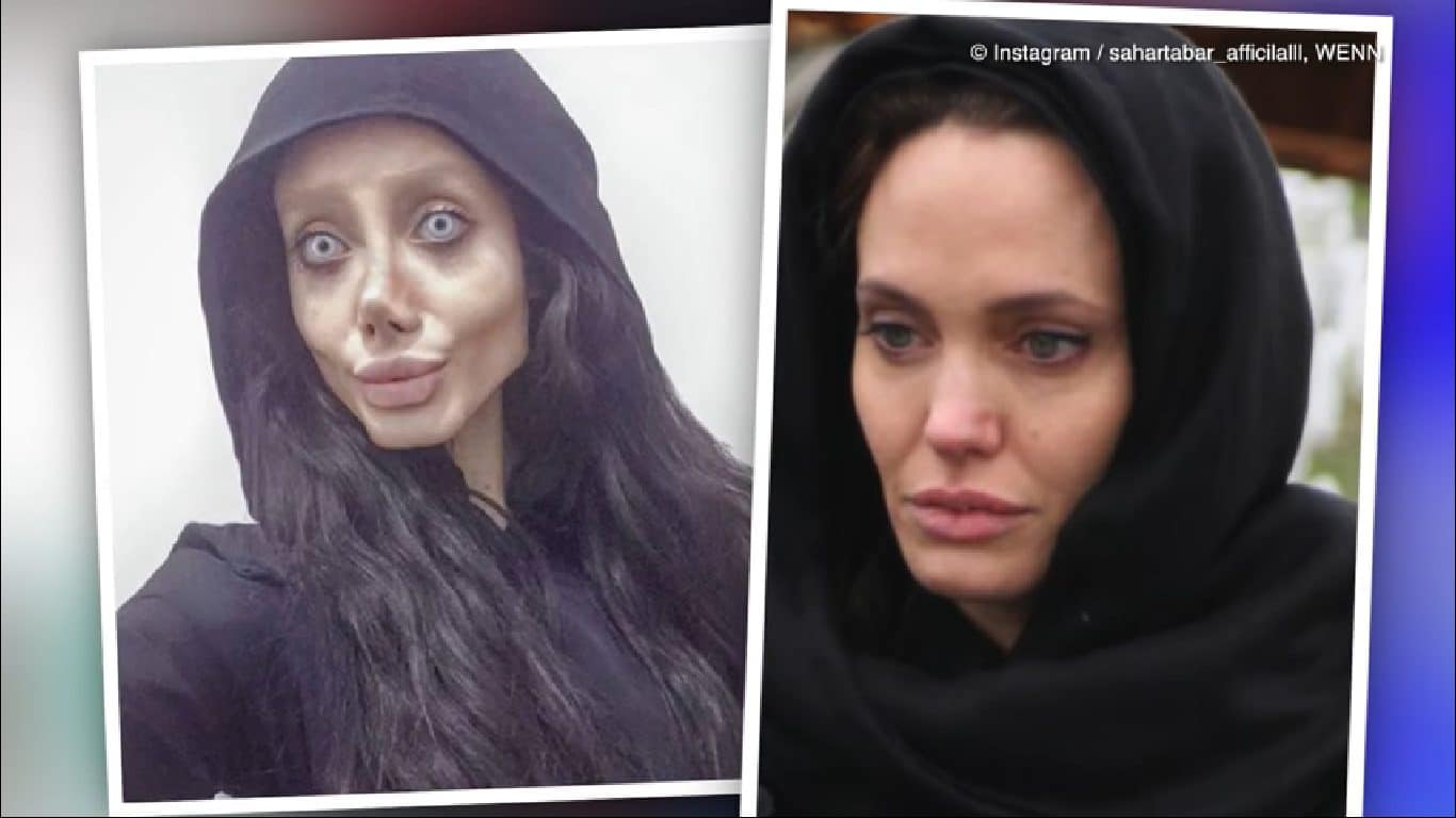 Z twarzy irańskiej „Angeliny JOLIE” śmiał się cały ŚWIAT! W końcu postanowiła ujawnić swoje prawdziwe OBLICZE! (foto)
