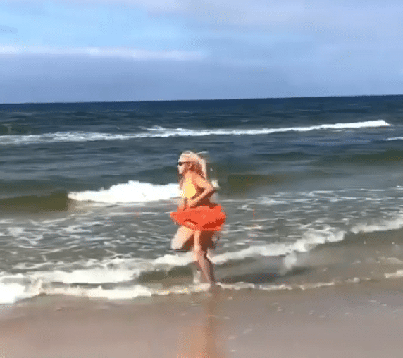 Katarzyna Bujakiewicz plaża